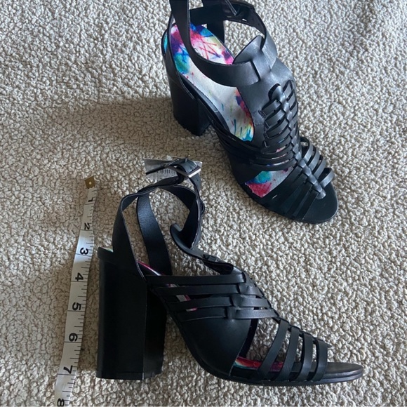 🌸 George 🌸 strappy black heels - Picture 5 of 6